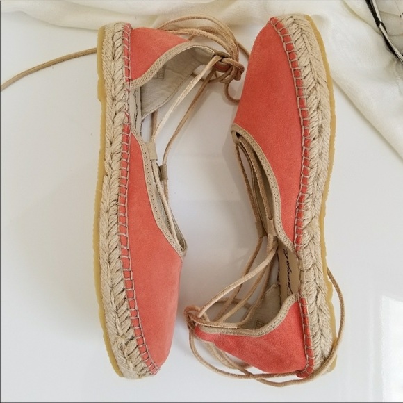 FREE PEOPLE Marina Lace Up Espadrilles Size 9 - Picture 7 of 8